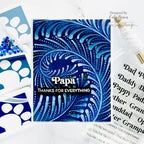 Simon Says Stamp Pawsitively Saturated Ink Pad Sky ssk061 Celebrate Father's Day Card