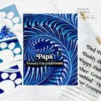 Simon Says Stamp Pawsitively Saturated Ink and Re-inker Set Dusk ink47set Celebrate Father's Day Card