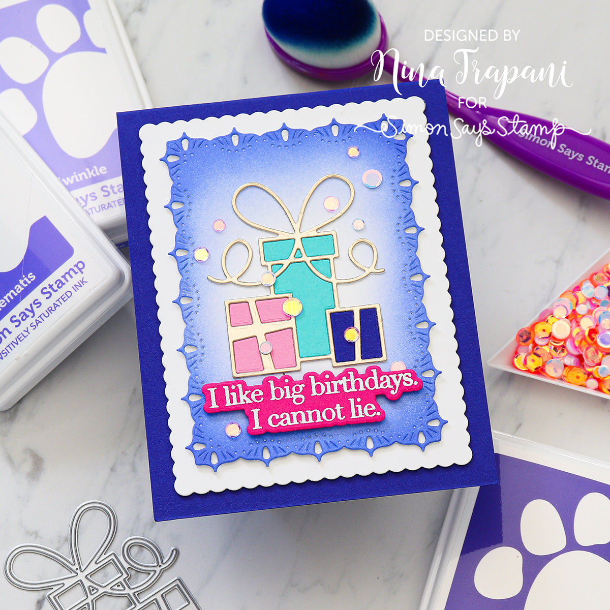 Simon Says Stamp Pawsitively Saturated Ink Trio 33 and Re-Inkers STAMPtember