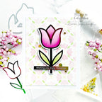 Simon Says Stamp Tulip Stem Wafer Dies 1036sdc Splendor Easter Card | color-code:ALT03