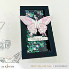 Altenew Stellar Sequins Twinkling Pink alt10631 butterfly