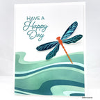 Simon Says Stamp Set of 4 Stencils Under Water 1093st Friend Like You Happy Day Card