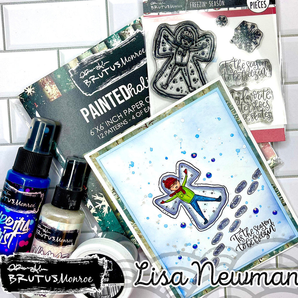 Brutus Monroe Freezin Season Stamp and Die Set bru3386*