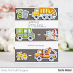 Pretty Pink Posh Utility Vehicles Clear Stamps recycle