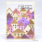 Simon Says Stamp Stencils Village mt221717 All The Joy Christmas Card
