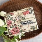 Simon Says Clear Stamps Vintage Blooms 2196ssc Moments in Time Thank You Card | color-code:ALT01