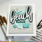 Waffle Flower Sea Snail Die n stencil 421743 beach vibes