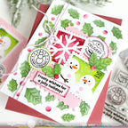 Waffle Flower Holly Jolly Background Stencils 421775 jolly holiday