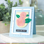 Waffle Flower Dotted Sunburst Die 421404 how are you