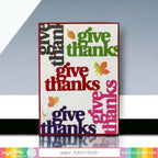 Waffle Flower Give Thanks Print Dies 421556 cute leaves