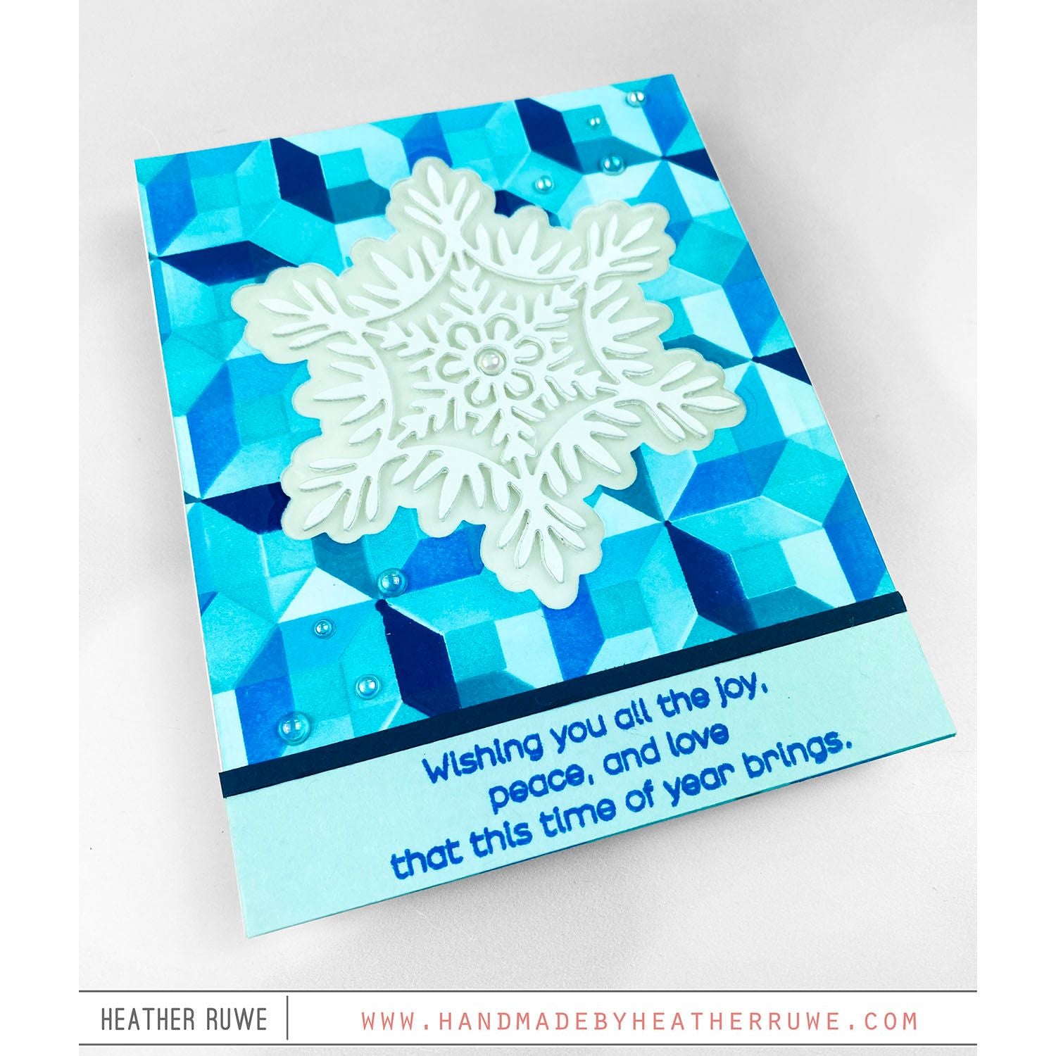 Simon Says Stamp Willow Snowflake Wafer Dies sssd112907 Season Of Wonder Christmas Card | color-code:ALT02
