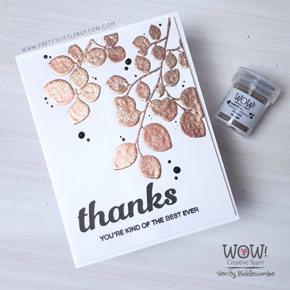 WOW Embossing Powder Perissa wl16r thanks