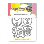 Waffle Flower Baby Announcement Dies 422530