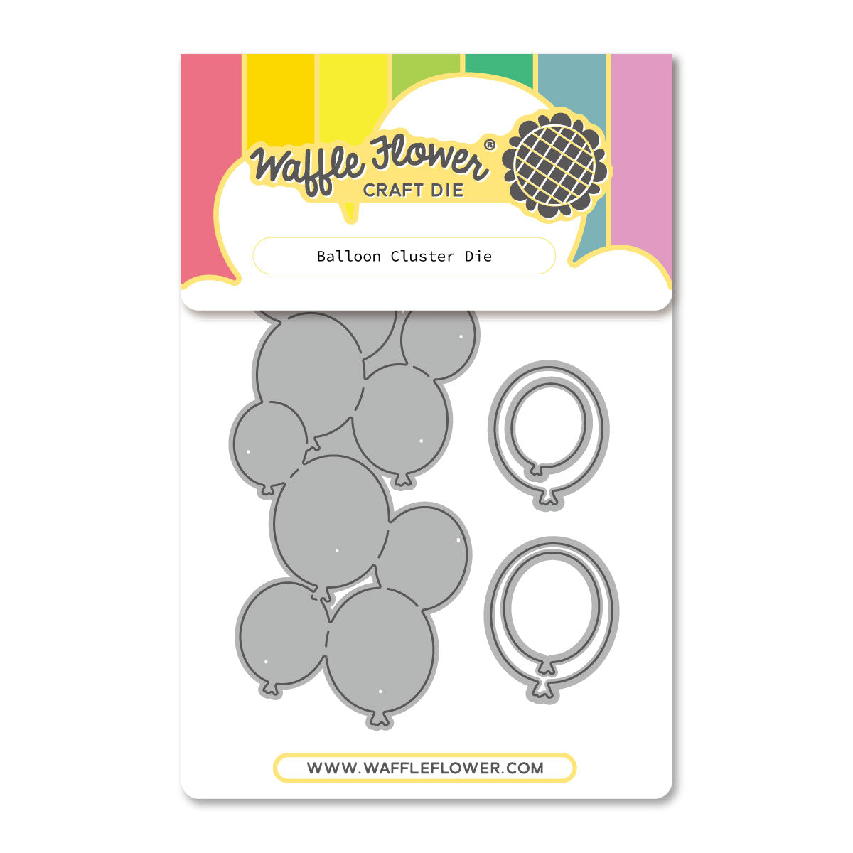 Waffle Flower Balloon Cluster Dies and Stencil Set product image 1