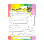 Waffle Flower Basketful Sentiments Matching Dies 422372