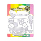 Waffle Flower Basketful of Bunny Duo Die-n-stencil and Basket Base Die Set image 2