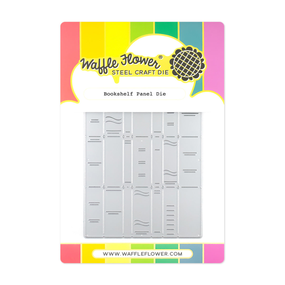 Waffle Flower Bookshelf Panel Dies 421918