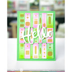 Waffle Flower Bookshelf Panel Dies 421918 bright colors
