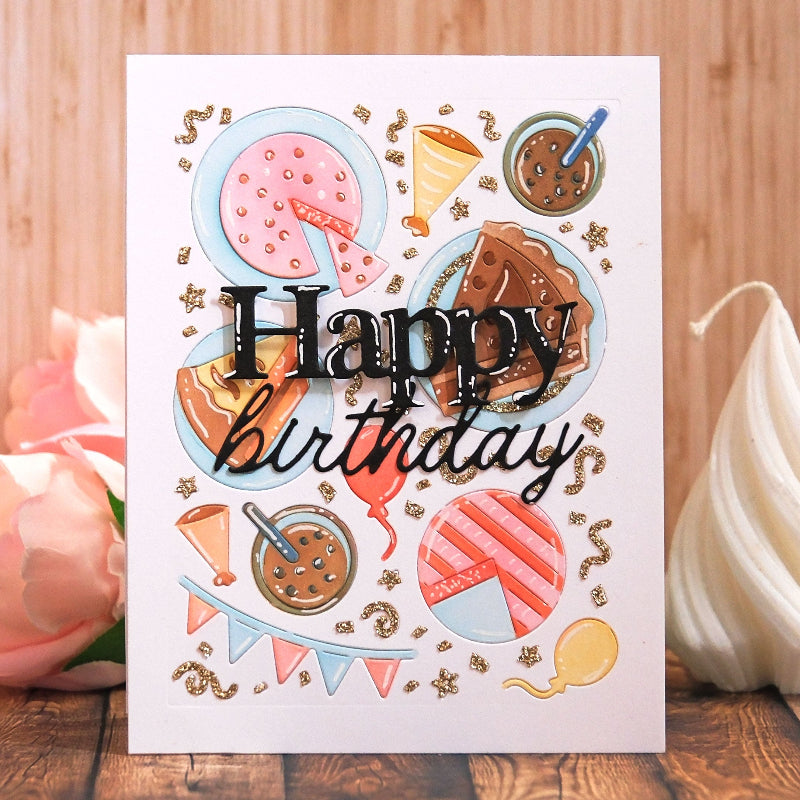 Waffle Flower Cake Time Stencils 422235 celebrate