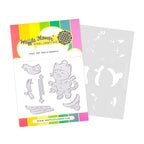 Waffle Flower Cool Cat and Dog Die-n-stencil Set image 1