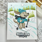 Waffle Flower Cool Pup Die-n-stencil 422278 hi