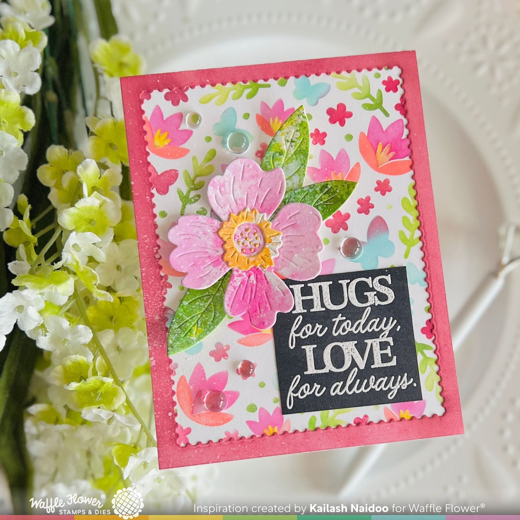 Waffle Flower Crocus Flutter Die 421934 hugs