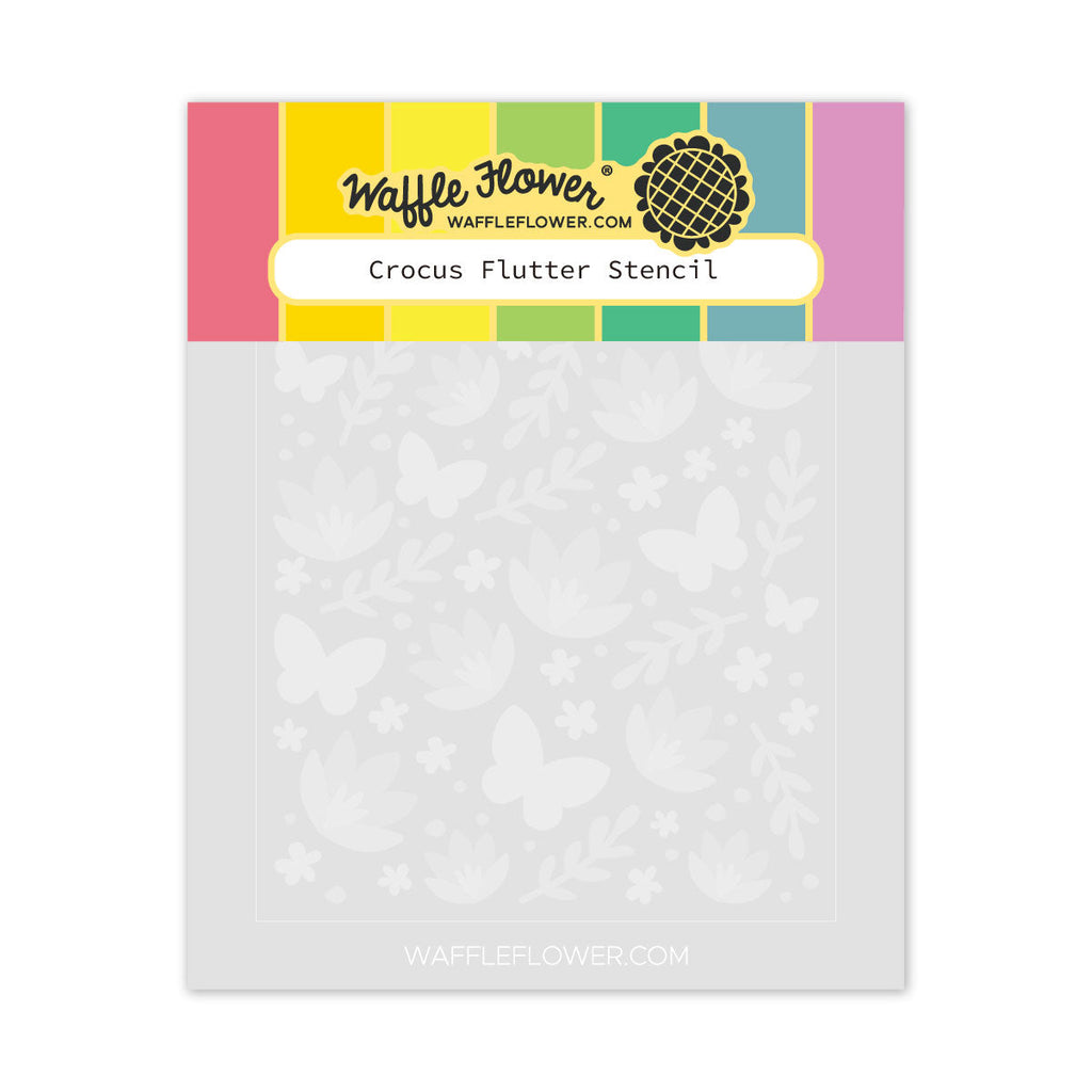 Waffle Flower Crocus Flutter Stencils 421935