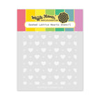 Waffle Flower Dashed Lattice Hearts Stencils 422325