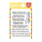Waffle Flower Fishing Puns Clear Stamps 422559