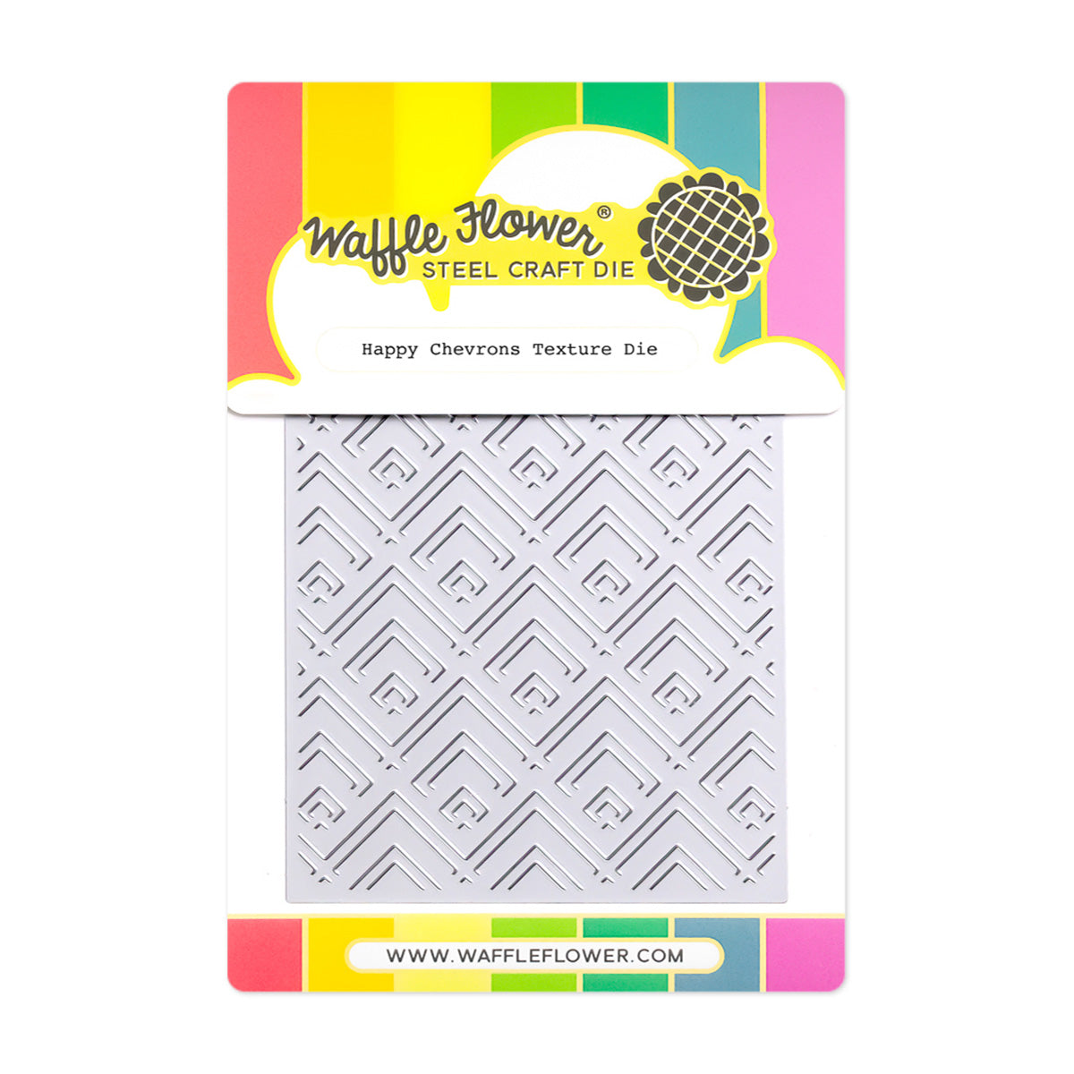 Waffle Flower Happy Chevrons Texture Die 422338