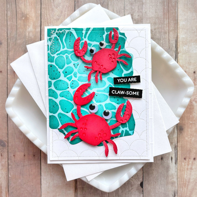 Waffle Flower Happy Crabs Dies 422076 water