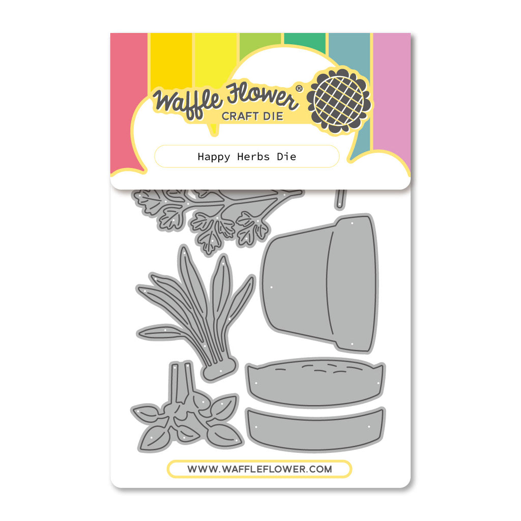 Waffle Flower Happy Herbs Dies 422486
