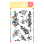 Waffle Flower Larkspur Clear Stamps 421077