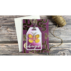 Waffle Flower Mix n match Butterflies Die 421944 cute tag | color-code:ALT01