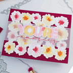 Waffle Flower Overlapping You’re Additions Matching Dies 422098 flowers