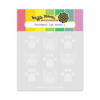 Waffle Flower Patchwork Cat Stencils 422036