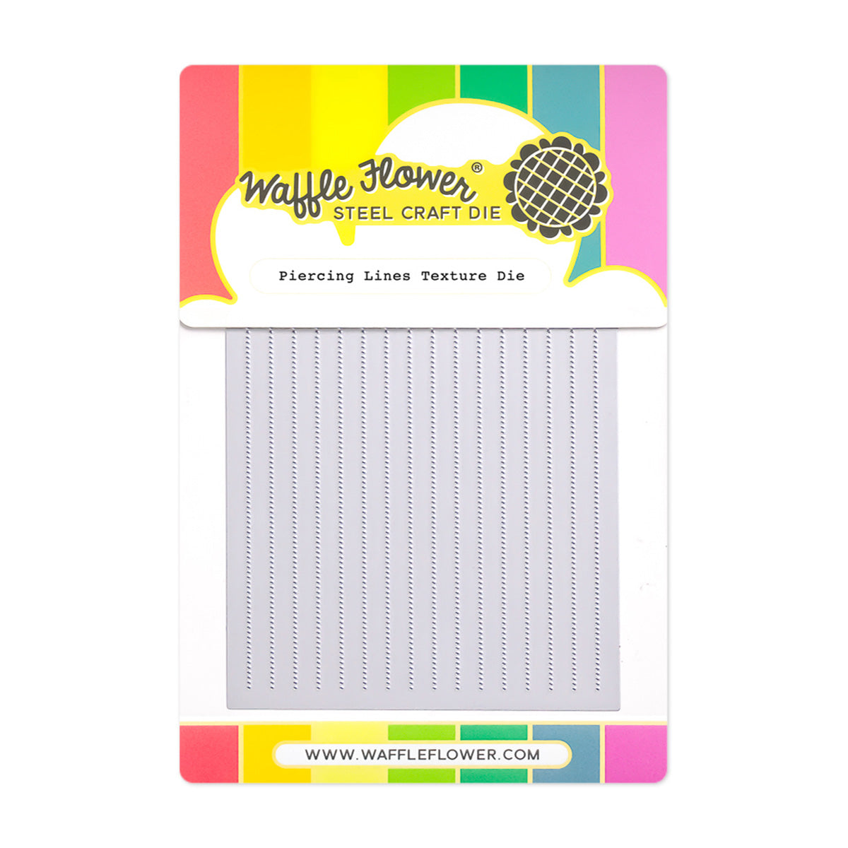 Waffle Flower Piercing Lines Texture Die 422130