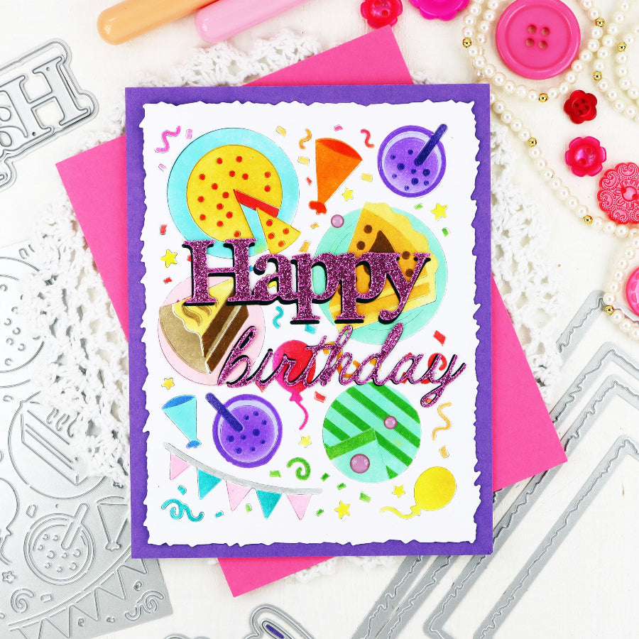 Waffle Flower Print Happy Dies 422260 party