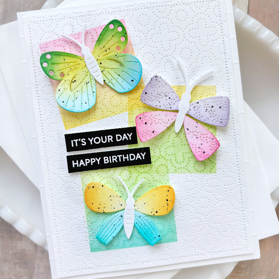 Waffle Flower Quatrefoil Texture Die 422050 birthday