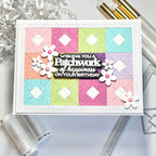 Waffle Flower Quilted Frames Dies 422008 birthday