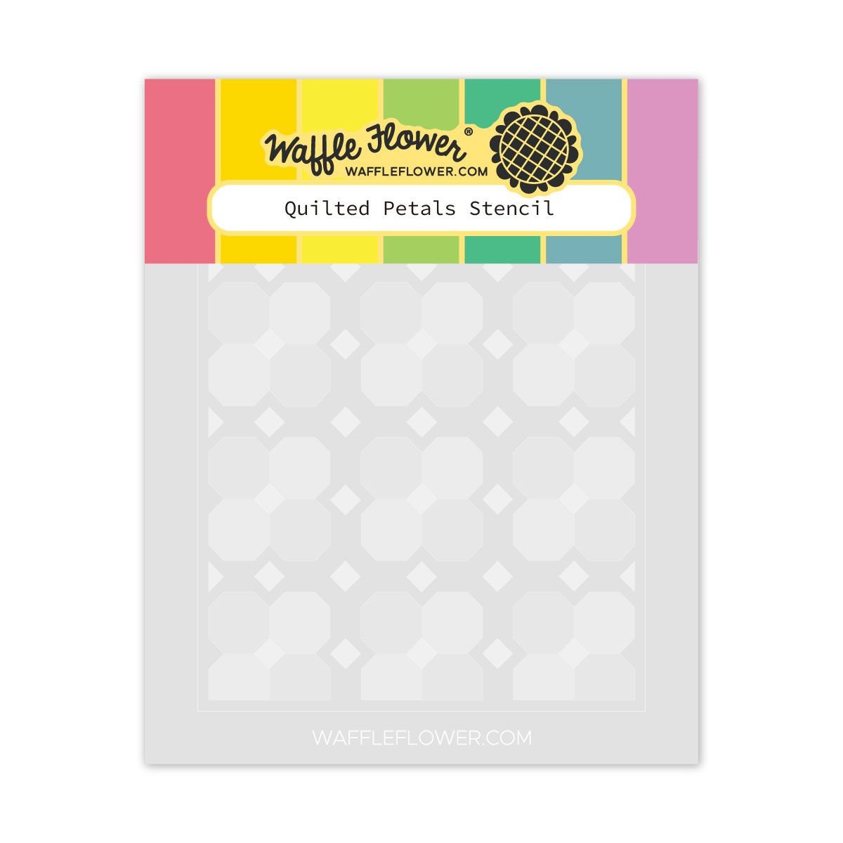 Waffle Flower Quilted Petals Stencils 421990