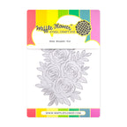 Waffle Flower Rose Bouquet Die and Stencil Set image 2