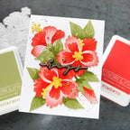 Waffle Flower Script Greetings Clear Stamps 422203 greenery | color-code:ALT01