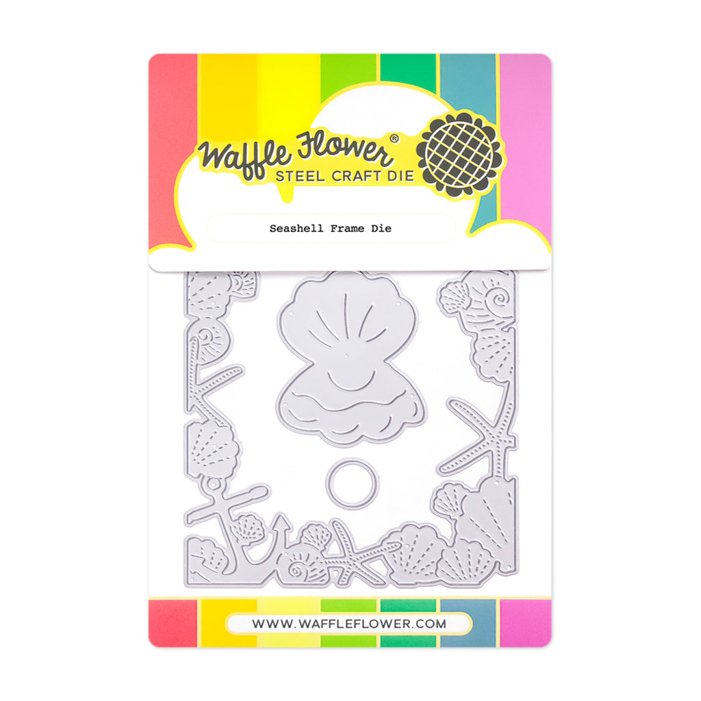 Waffle Flower Seashell Frame Dies 422088