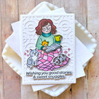 Waffle Flower Simple Joy Coloring Stencils 422343 blanket