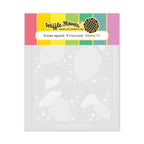Waffle Flower Snowcapped Pinecone Stencils 422254