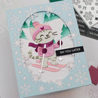 Waffle Flower Snowy Hills Stencils 422284 snowflakes