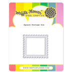 Waffle Flower Square Postage Wave Stencils and Square Postage Die Set product image 2