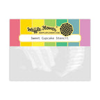 Waffle Flower Sweet Cupcake Stencils 421965