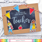 Waffle Flower Teacher Clear Stamps 420593 chalk